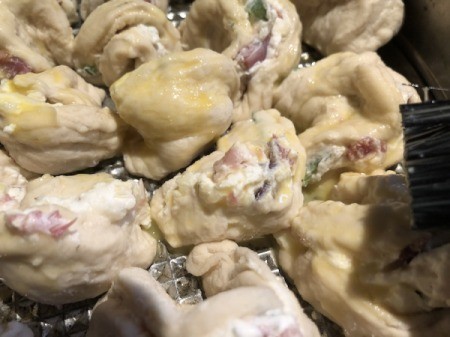 raising filled dough