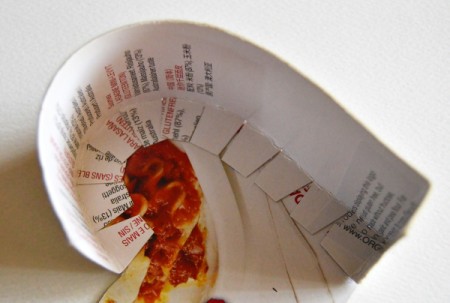 Hubby's Valentine Day Tot or Shooter Box  - glue side strips to base with notches on base