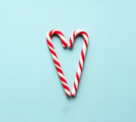 Candy Cane Heart
