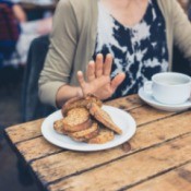 Woman Avoiding Eating Wheat