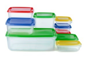 Colorful Plastic Food Storage Containers