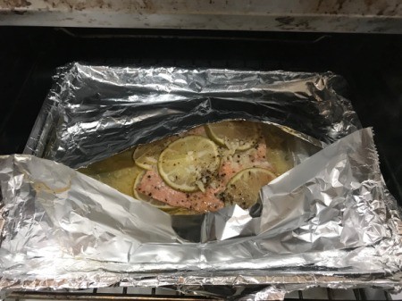 Honey Lime Salmon Dinner