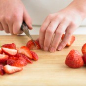Slicing Strawberries