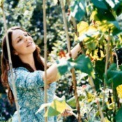 Woman Tending her Vegetable Garden
