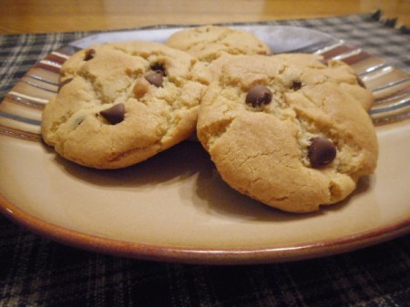 Chocolate Chip Cookies on plate