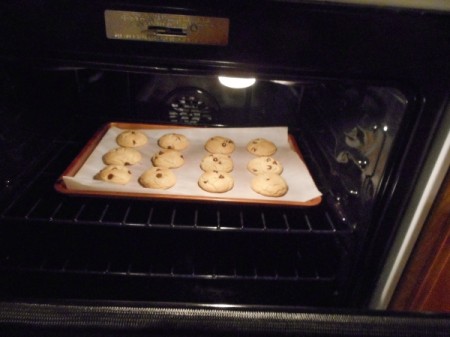 baking cookies