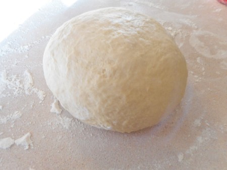 dough ball on board