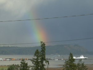 Double Rainbow - Cowichan Bay, BC