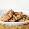 Soft Oatmeal Cookies on a Plate