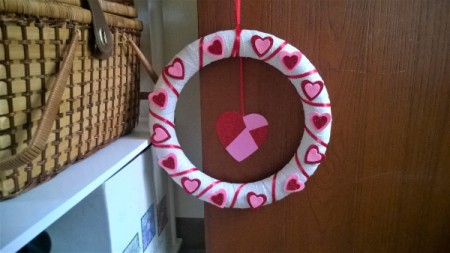 Foam Heart Wreath