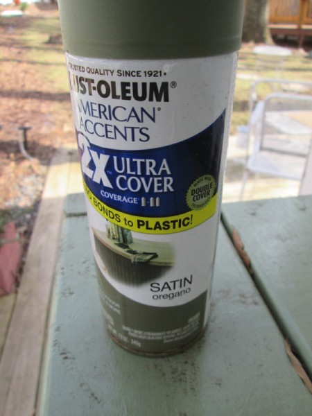 Glass Jar Party Favors - spray paint