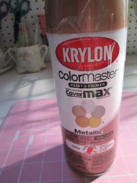 Candy Box Into Treasured Keepsake - spray paint