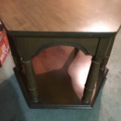 Value of Mersman Hexagon Table - brown table