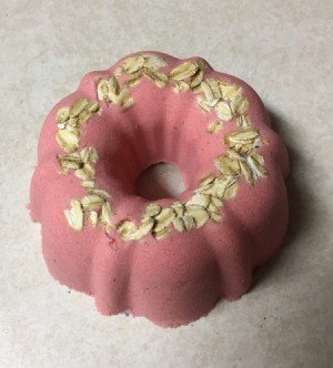 Name Ideas for Bath Bomb and Wax Melt Business - pink bundt cake shaped bath bomb