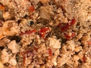 Mapo Tofu with quinoa