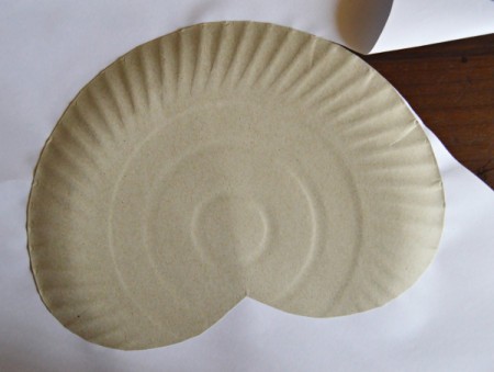 Number 1 Fan Valentine Project - cut off the excess paper