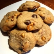 Pretzel Cookies on plate