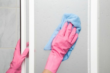 Cleaning Shower Door