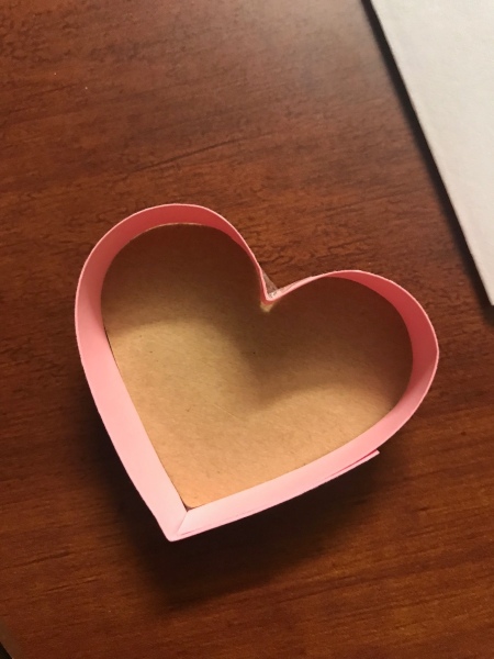 Valentine's Heart Chocolate Candy/Coupon Gift - excess trimmed off