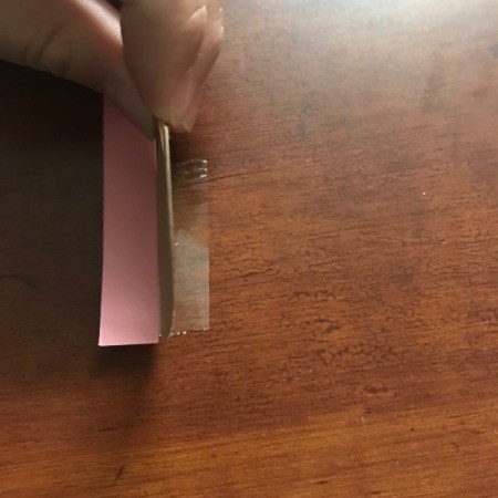 Valentine's Heart Chocolate Candy/Coupon Gift - tape strip to heart