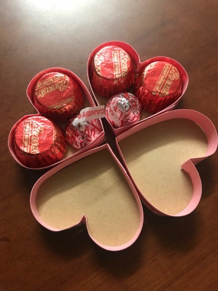 Valentine's Heart Chocolate Candy/Coupon Gift - make and fill more boxes