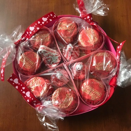 Valentine's Heart Chocolate Candy/Coupon Gift - finished gift
