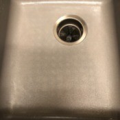 Removing Dark Spots on Granite Composite Sink - spots on sink bottom