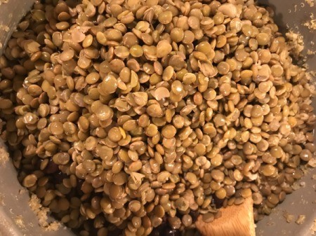 cooked Lentils