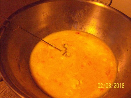 mixing egg
