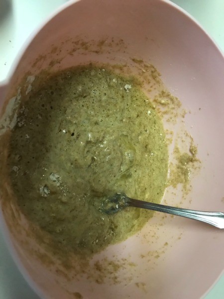 muffins batter in bowl
