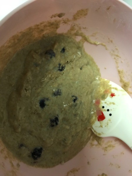 adding Blueberry to Muffin batter