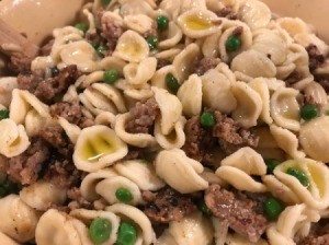 Italian Sausage and Pea Pasta Salad