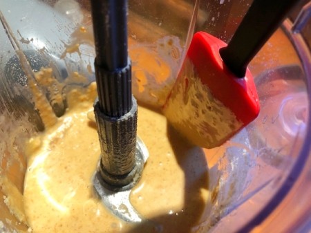 cleaning batter down sides of blender