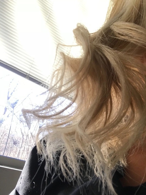 Fixing a Disappointing Dye Job - very light gray ends