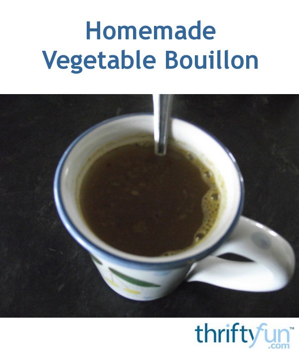 Homemade Vegetable Bouillon ThriftyFun