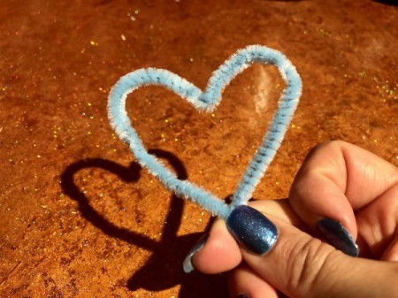 Heart-Shaped Cupcake Topper - heart shape