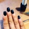 Trimming and Upkeep of Acrylic Nails - nails after drying