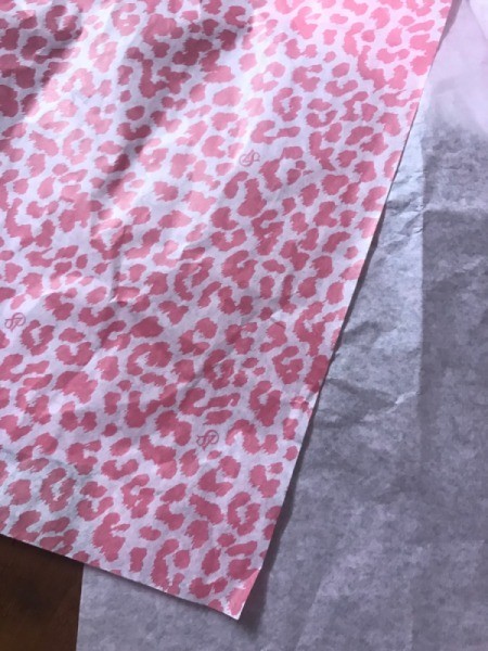 Valentine's Day Hearts Card - choose the tissue paper you will use