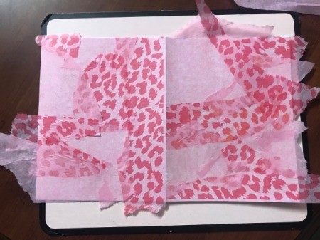 Valentine's Day Hearts Card -overlap if you like