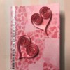 Valentine's Day Hearts Card - hearts added and rhinestone strip