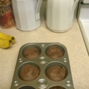 baked ice cream bread in cups