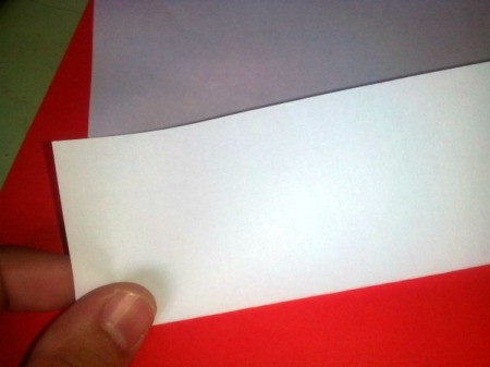 Pop Heart Decoration - fold white paper in half