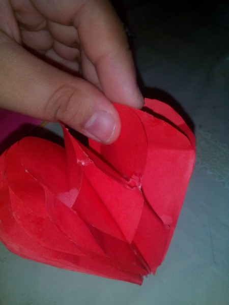 Pop Heart Decoration - glue together for a 3-D decoration