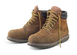 Worn Work Boots