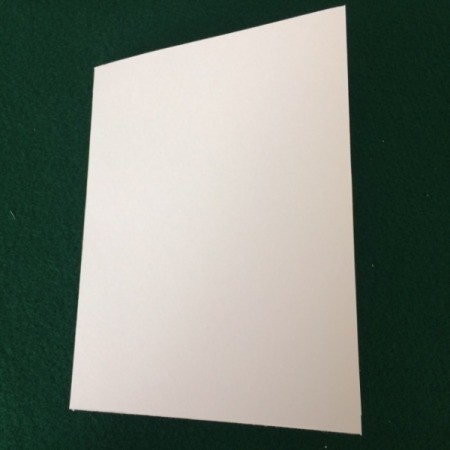 Floral "Feel Better Soon" Card - fold cardstock in half