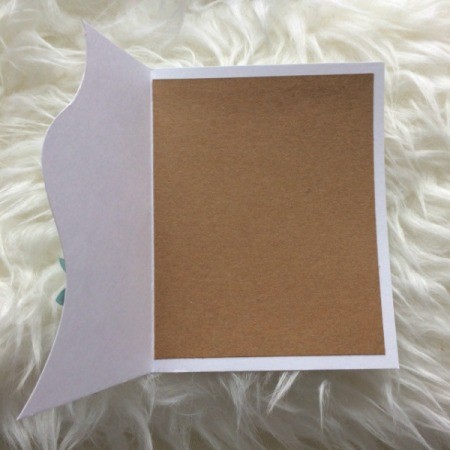 Floral "Feel Better Soon" Card - glue in place