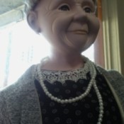 Value of a Large Ashley Belle
Porcelain Doll - closeup of face