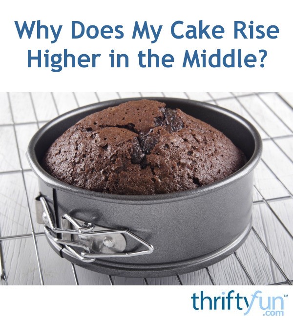 Why Does My Cake Rise Higher in the Middle? | ThriftyFun