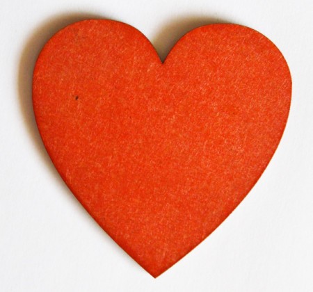 Loved Up Drinks Coasters - color heart with the red pen and allow to dry thoroughly