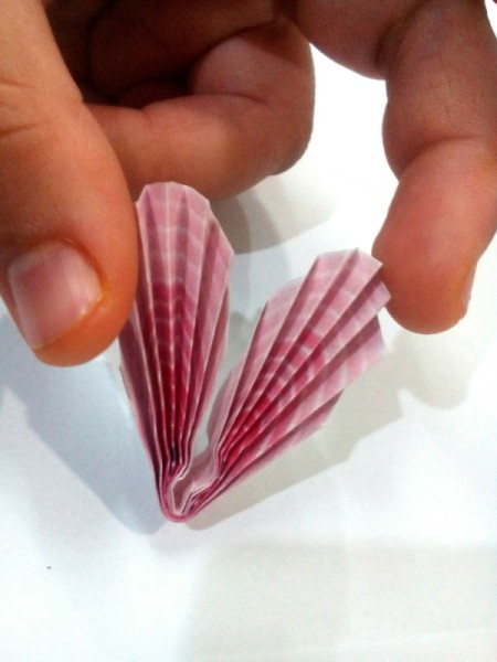 Tiny Hearts Wall Decor - fold in half